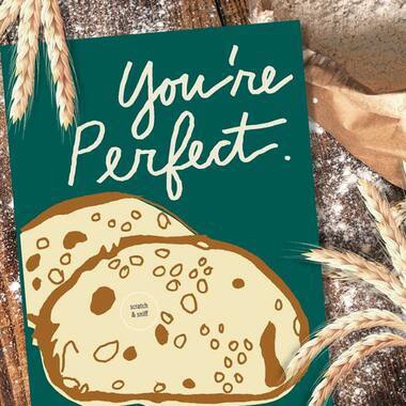 Scratch & Sniff Sourdough Bread Friendship Card by La Familia Green