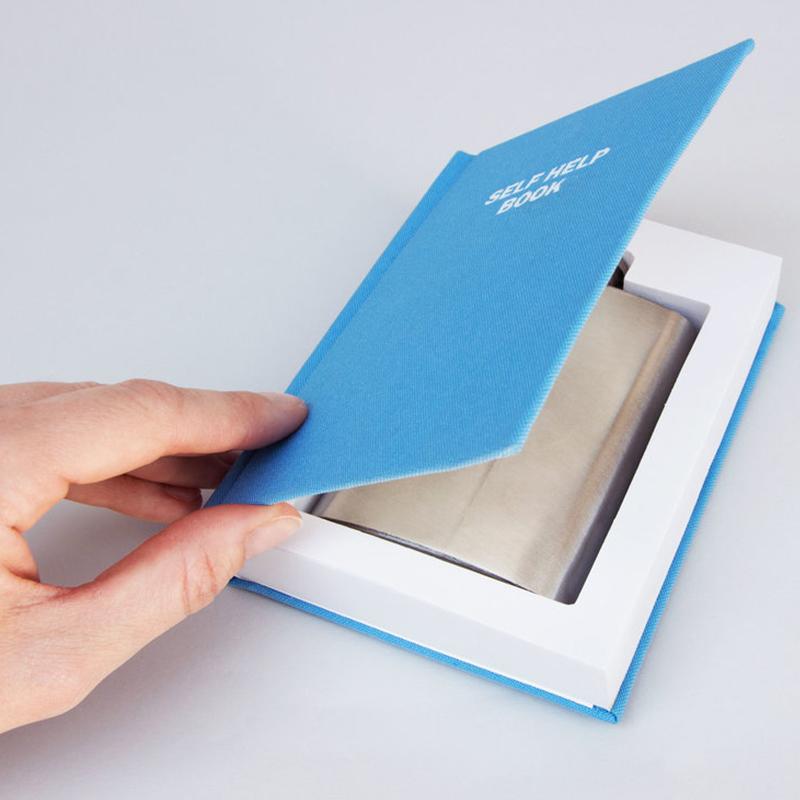 Self Help Book Flask by SuckUK