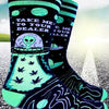 Take Me To Your Dealer Men's UFO Weed Socks by Groovy Things Co