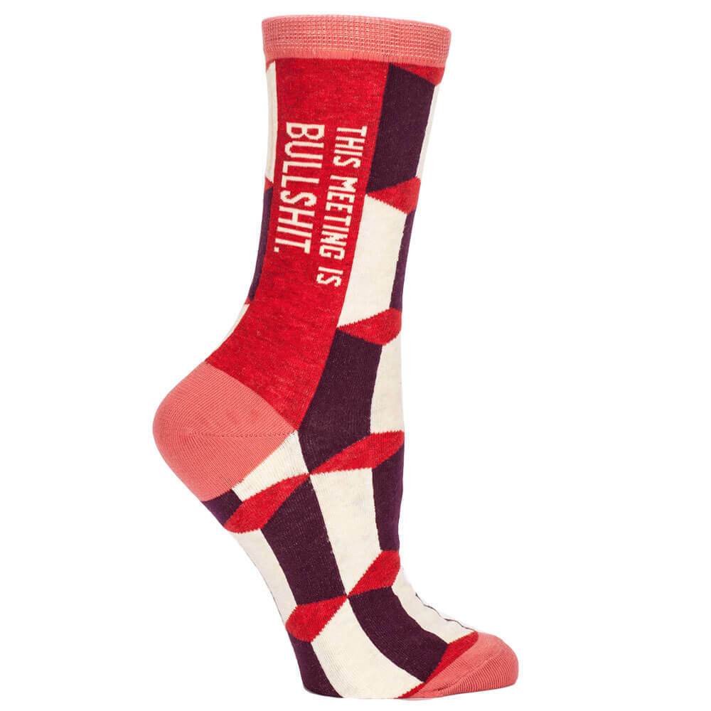 This Meeting Is Bullsh*t Woman's Socks by Blue Q