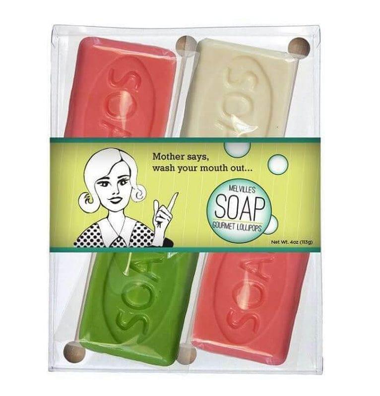 Wash Your Dirty Mouth Out Candy Soap Lollipops by Melville Candy