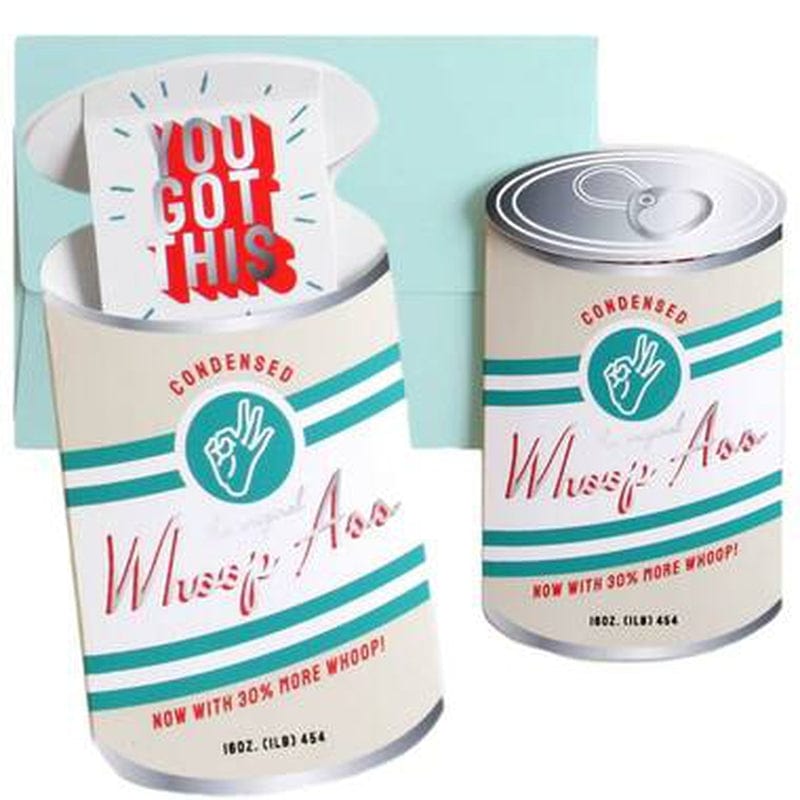 Whoop-Ass Encouragement Greeting Card by UWP Luxe