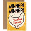Winner Winner Chicken Dinner Congratulations Card by Tree Free Greetings