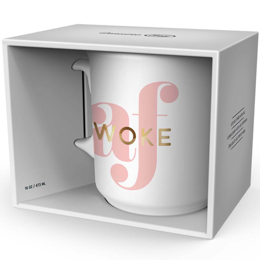 Woke AF Mug by Fred & Friends