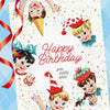 Retro Happy Birthday You Little Sh*t Birthday Card - Offensive + Delightful