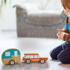 Road Trip Vintage Camper Wood Pull Toy - Fred & Friends