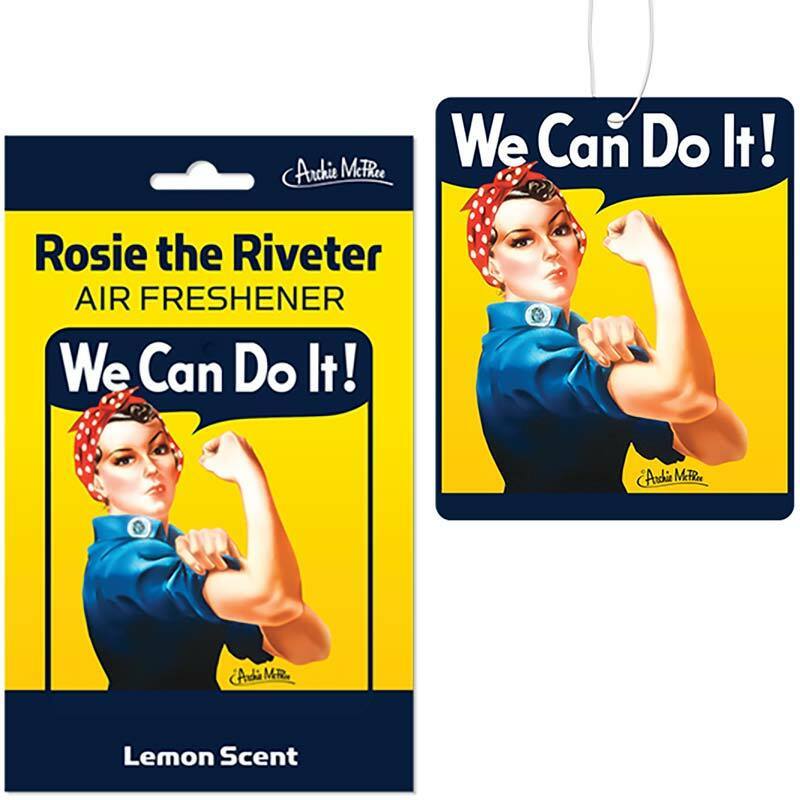 Rosie the Riveter Air Freshener - Archie McPhee