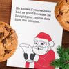 Santa Bought Your Data Greeting Card - Boxed - Perpetual Kid