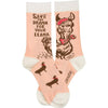 Save The Drama For Your Llama Socks - Primitives by Kathy