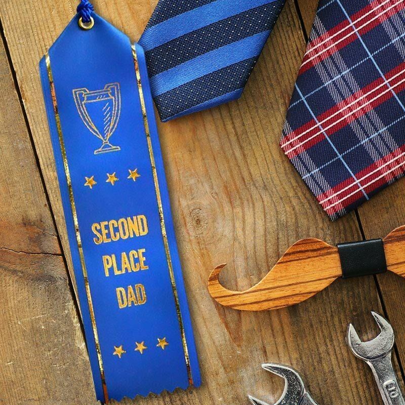 Second Place Dad Award Ribbon - Boldfaced Goods