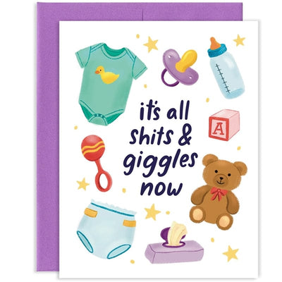Shits & Giggles New Baby Card