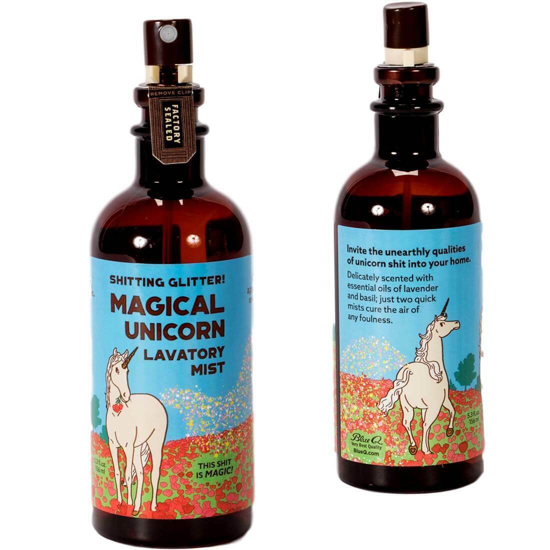 Sh*tting Glitter Magical Unicorn Lavatory Mist - Blue Q