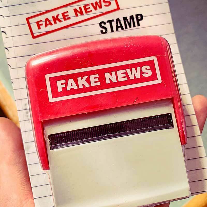 Trump's Fake News Stamper by Bubblegum Stuff
