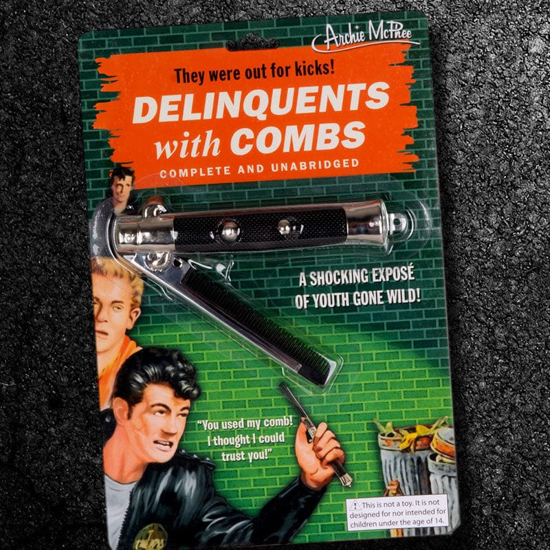 Switchblade Comb - Archie McPhee