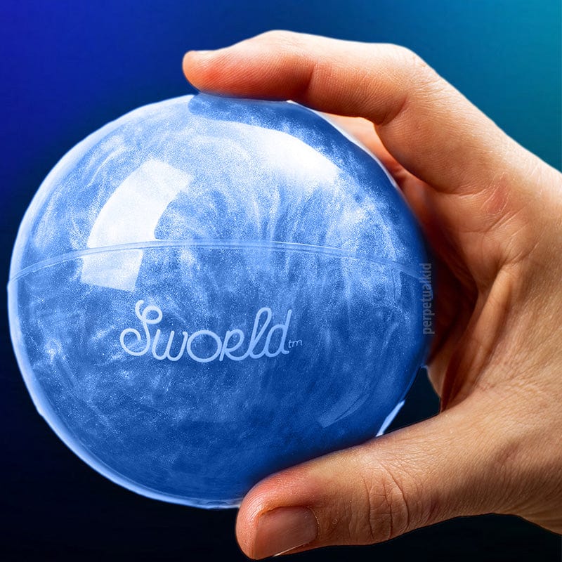 Sworld Earth - Blue Rheoscopic Ball