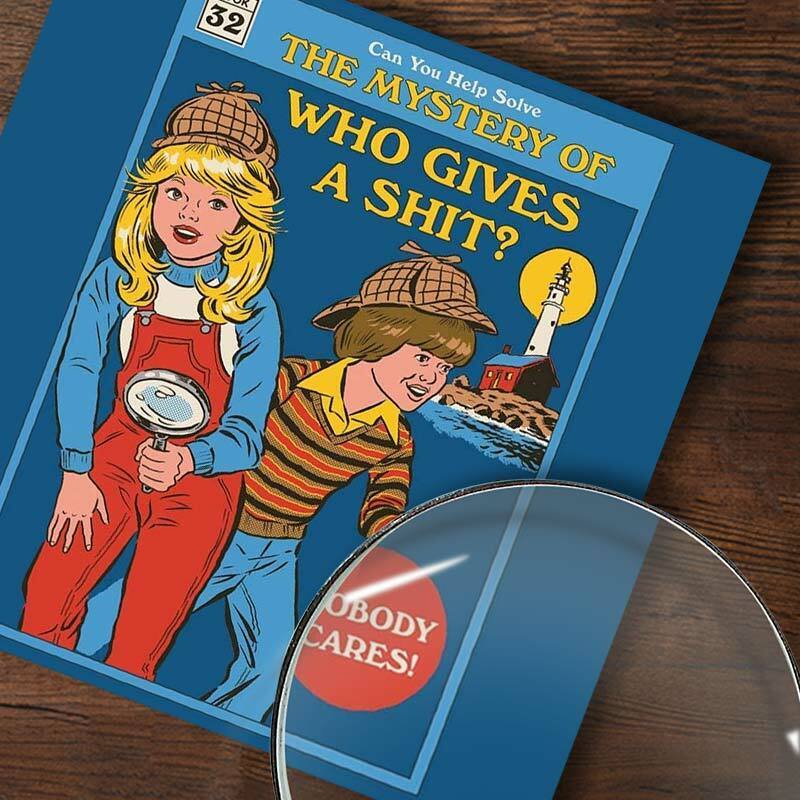 The Mystery Of Who Gives A Shit Greeting Card - Ohh Deer