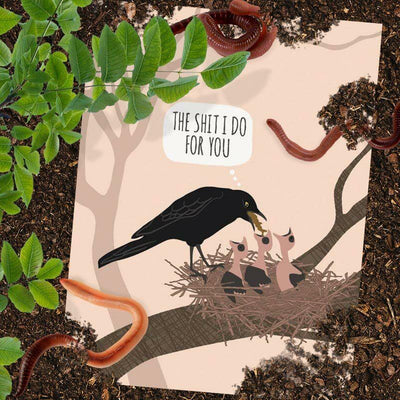 The Sh*t I Do For You Thank You Card - Funny Greeting Cards - Modern Printed Matter