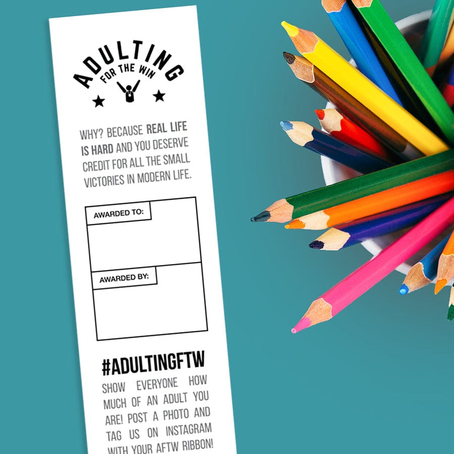 Adulted Really Really Good Award Ribbon - Unique Gift by AdultingFTW