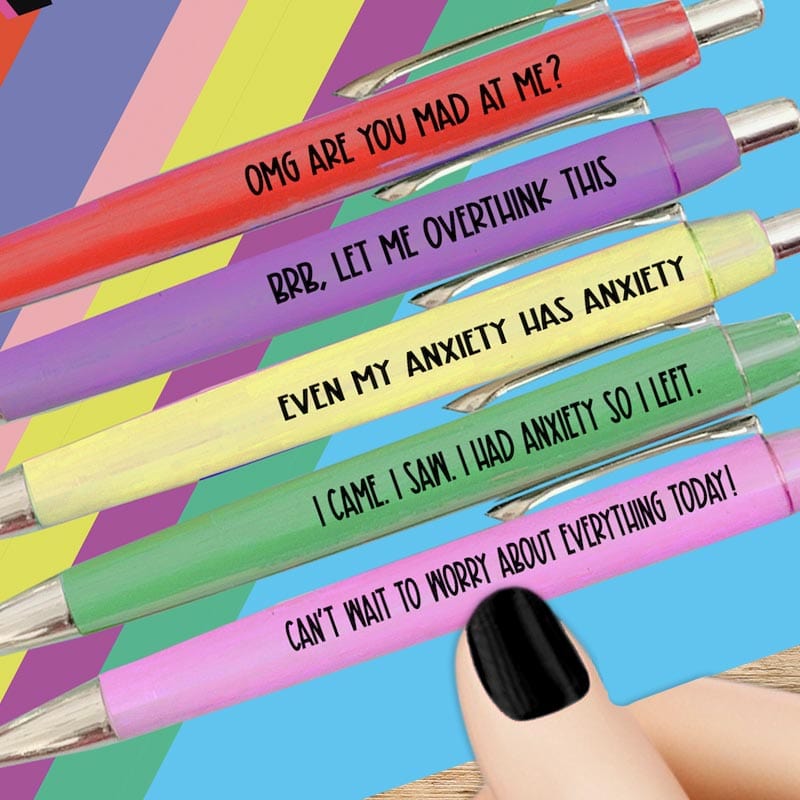 Anxiety Pen Set - Unique Gift by Fun Club