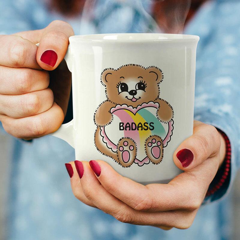 Badass Teddy Bear Mug Fred FRIVVY