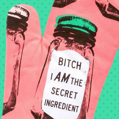 Bitch I Am The Secret Ingredient Oven Mitt - Unique Gift by Blue Q