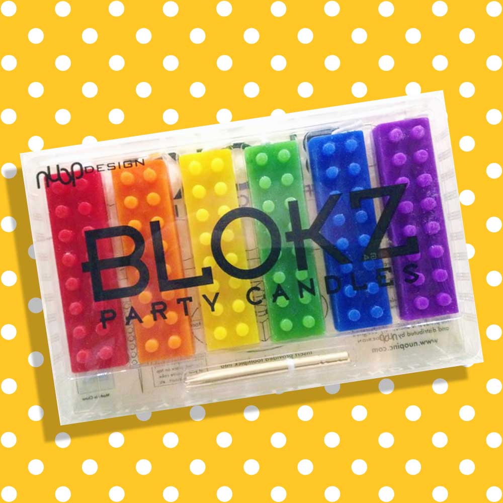 Blokz Birthday Candles - Unique Gift by NuOp Design