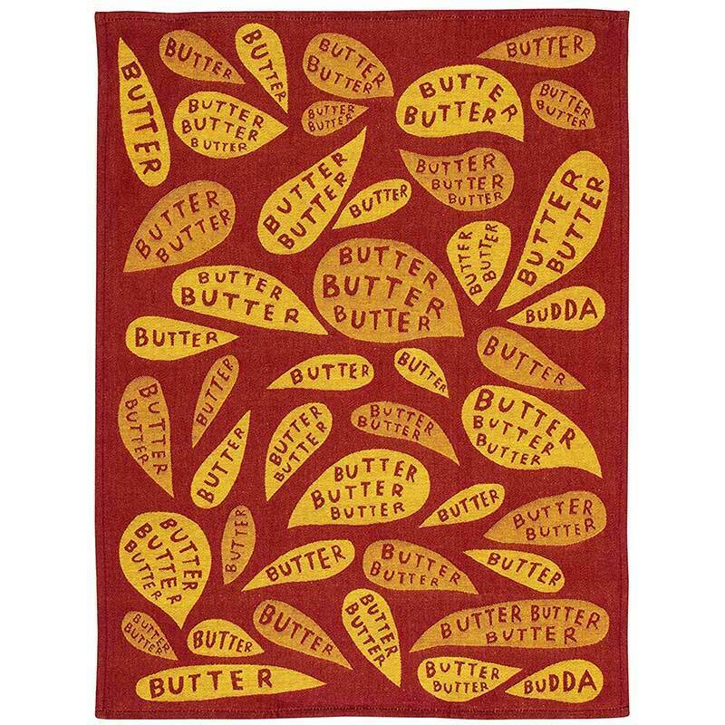 Butter Butter Butter Woven Dish Towel - Unique Gift by Blue Q