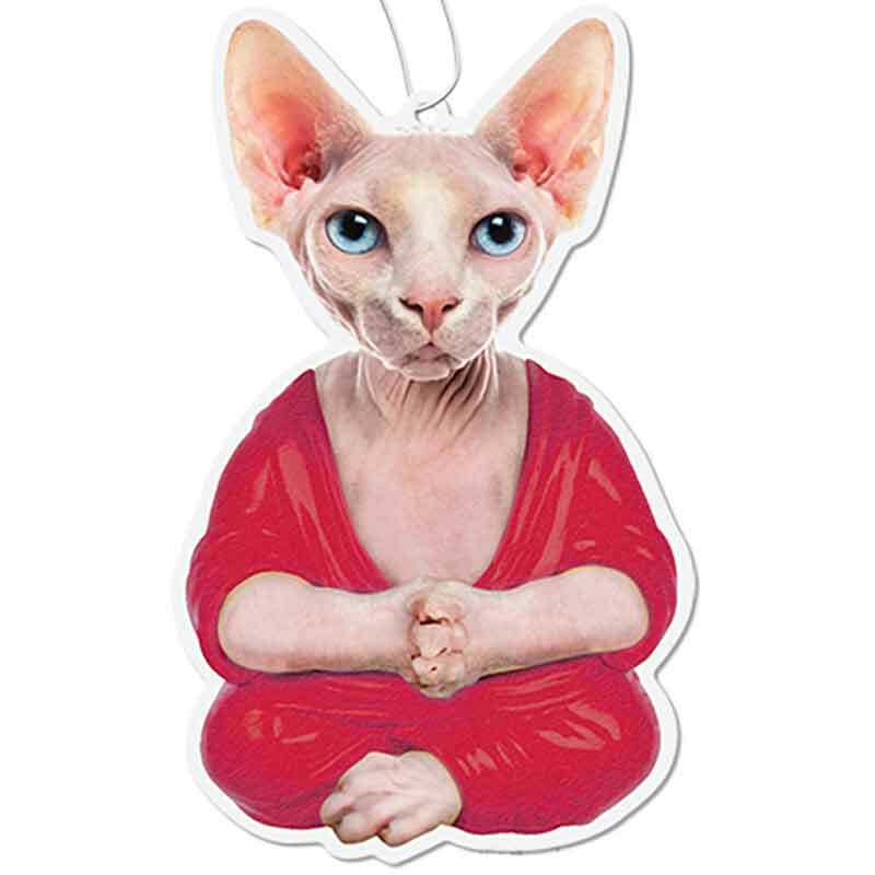 Cat Monk Air Freshener - Unique Gift by Archie McPhee