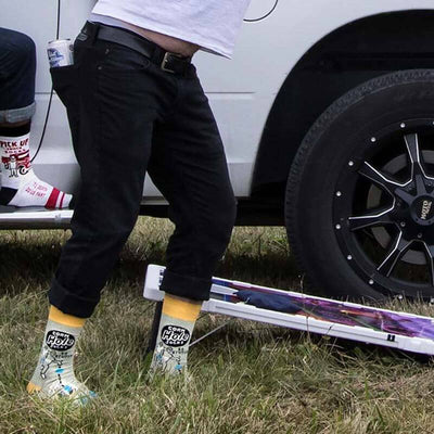 Cornhole Men's Socks - Unique Gift by Blue Q
