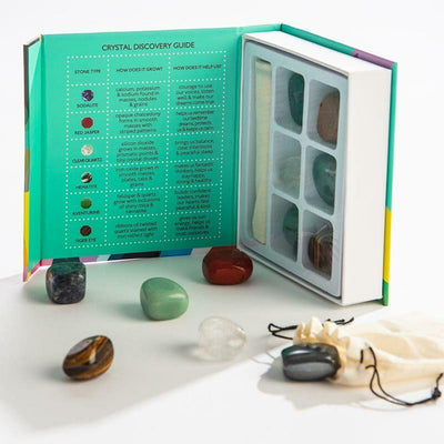 Discover Box: Crystals Stone Gift Pack - Unique Gift by Geo Central