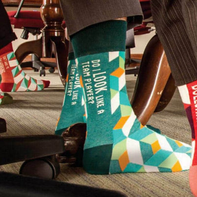 Do I Look Like A Team Player Men's Socks - Unique Gift by Blue Q
