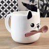 Dog Mug + Stick Spoon - Unique Gift by Pikkii