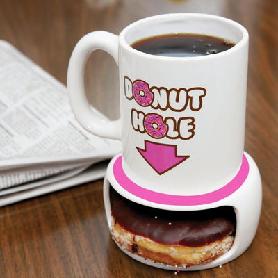 Donut Hole Coffee Mug - Unique Gift by BigMouth Toys