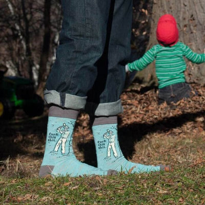 F*ck This Sh*t Men's Socks - Unique Gift by Blue Q
