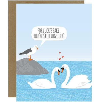 For F*ck's Sake Anniversary Card - Unique Gift by Modern Printed Matter