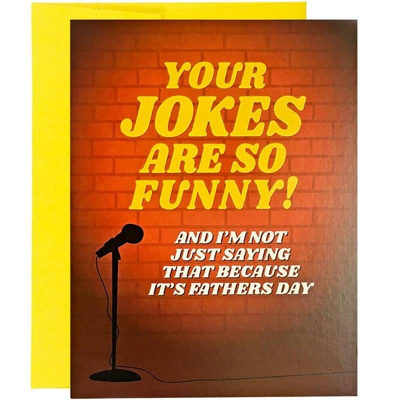 Funny Dad Jokes Father's Day Card - Unique Gift by Rhino Parade
