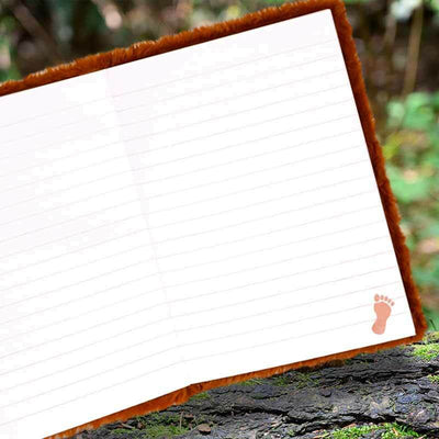Fuzzy Bigfoot Notebook - Unique Gift by Archie McPhee