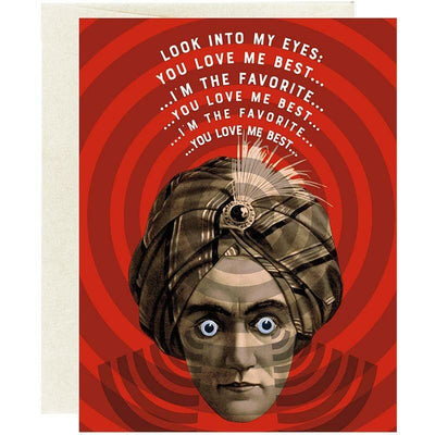 Googly Eyes Hypnotic Love Greeting Card - Unique Gift by Oso + Bean