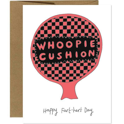 Happy Fart-er's Day Whoopee Cushion Card - Unique Gift by You`ve Got Pen On Your Face