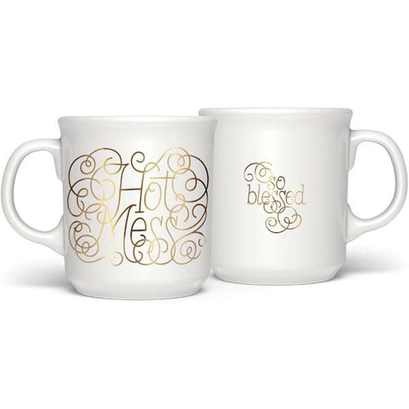 Hot Mess So Blessed Mug - Unique Gift by Fred