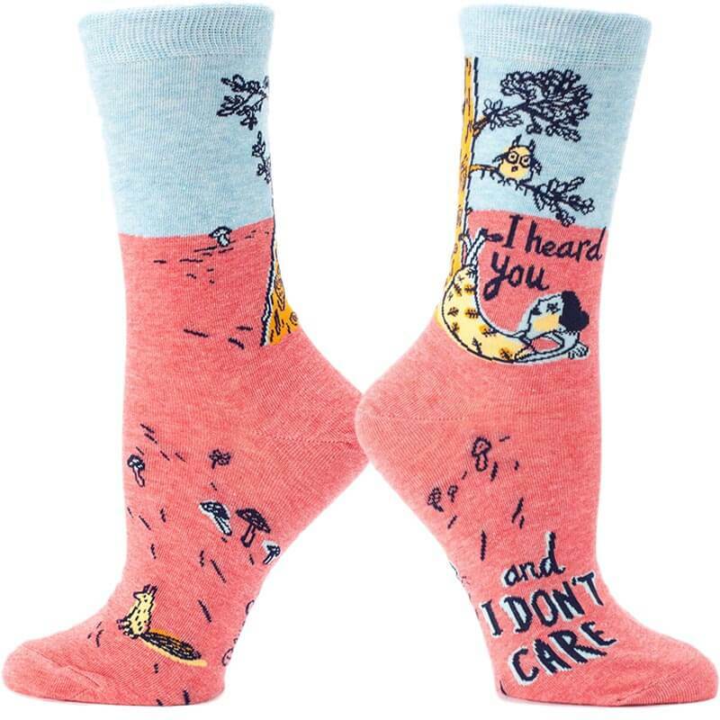 I Heard You and I Don't Care Socks - Unique Gift by Blue Q