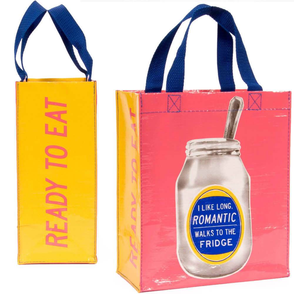 I Like Long, Romantic Walks To The Fridge Lunch Tote - Unique Gift by Blue Q