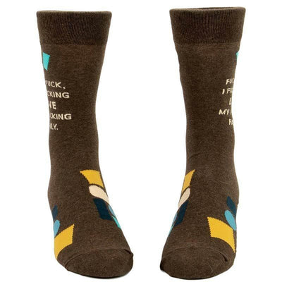 I Love My F*cking Family Men's Socks - Unique Gift by Blue Q