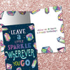 Leave A Little Sparkle Wherever You Go Birthday Card - Unique Gift by Tree Free Greetings