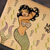 Makin' Waves Mermaid Jumbo Pouch - Unique Gift by Blue Q