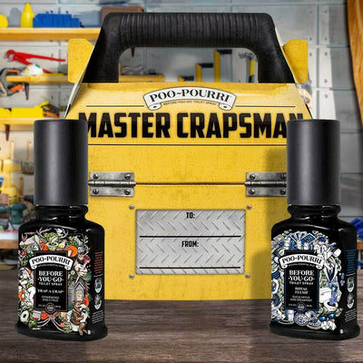Master Crapsman Poo- Pourri Gift Set - Unique Gift by Poo-Pourri