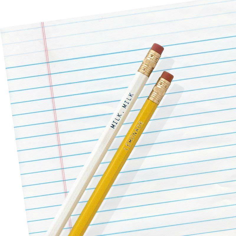 Milk, Milk, Lemonade Pencils - Unique Gift by Smarty Pants Paper