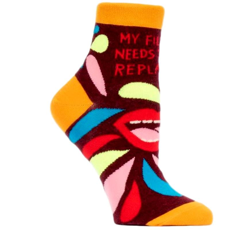 My Filter Needs To Be Replaced Ankle Socks - Unique Gift by Blue Q