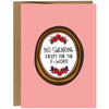 No Swearing Except for the F-Word Greeting Card - Unique Gift by Humdrum Paper