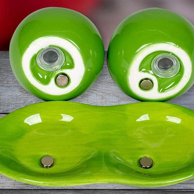 Peas In A Pod Salt + Pepper Shakers - Unique Gift by One Hundred 80 Degrees